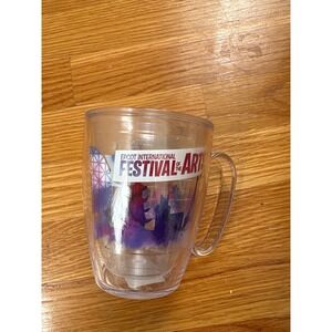 Disney Tervis Mug Epcot Festival of the Arts 2018 Figment Passholder Insulated